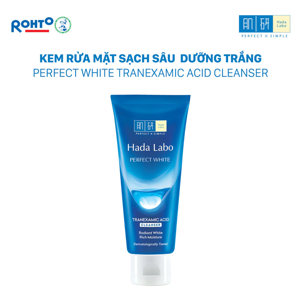 Sữa rửa mặt Hada Labo Perfect White Tranexamic Acid 80g