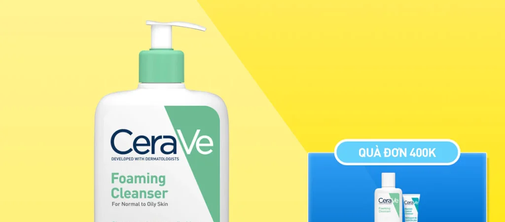 Sữa rửa mặt CeraVe Foaming 473ML — Sạch sâu, dịu nhẹ