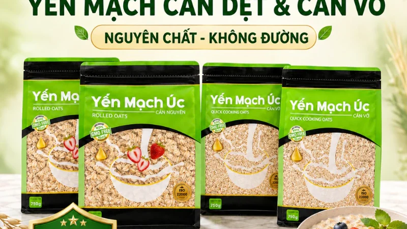 Combo 4 gói yến mạch ăn liền ONFOD — Eat Clean cho bé