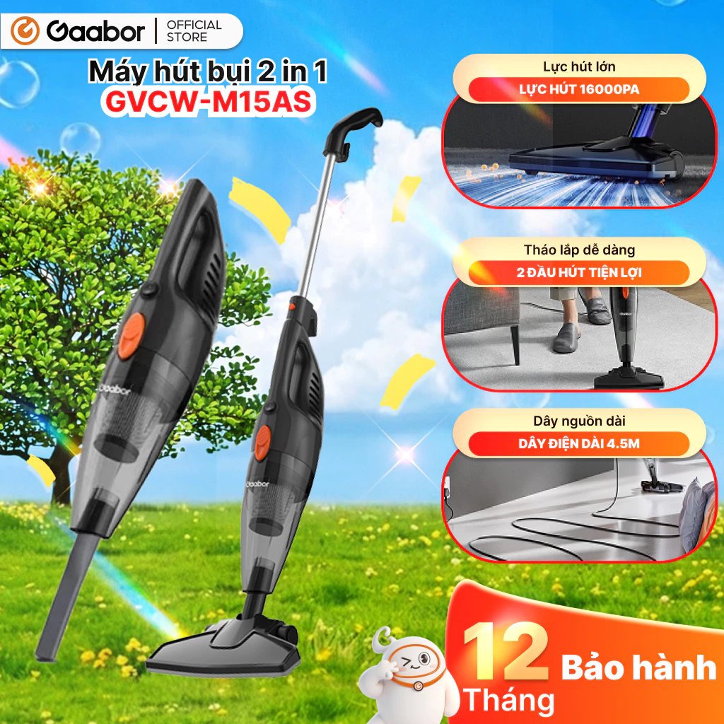 Máy hút bụi Gaabor GVCW-M15AS có tốt không? Review 16000Pa
