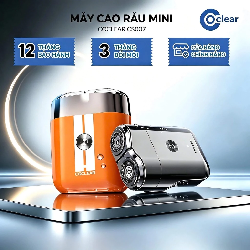 Coclear CS007 — Máy cạo râu mini động cơ tốc độ cao